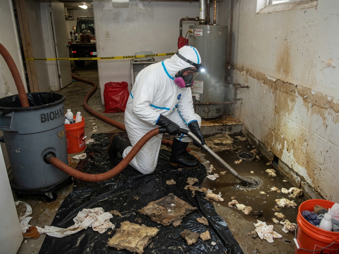 Sewage Backup Cleanup in Midland